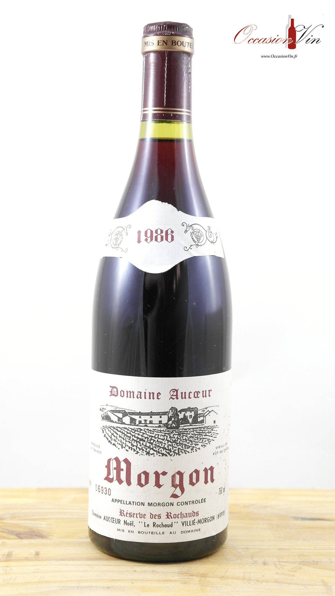 Domaine Aucoeur  NB Vin 1986