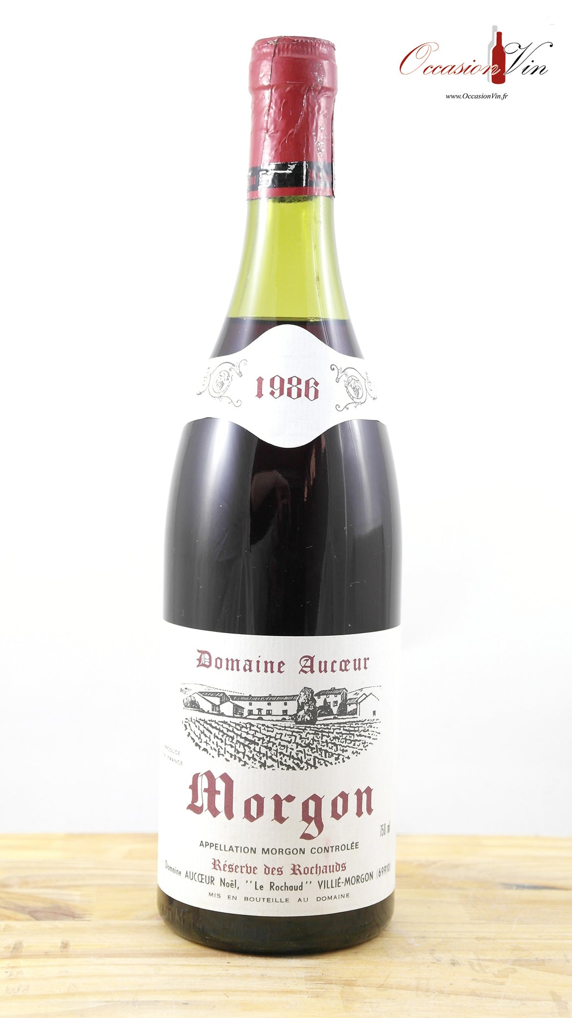 Domaine Aucoeur Réserve des Rochauds NB Vin 1986