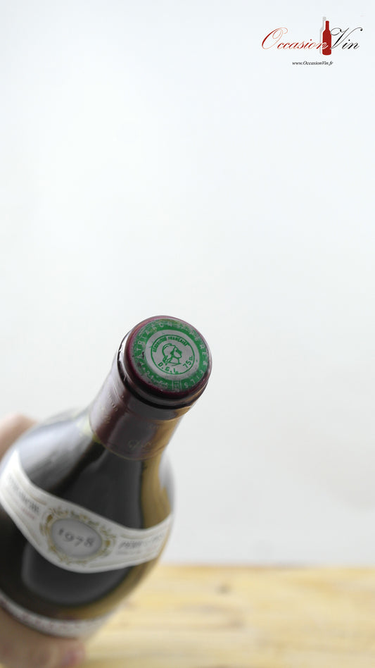 Cuvée Elisabeth Patriarche NB Vin 1978