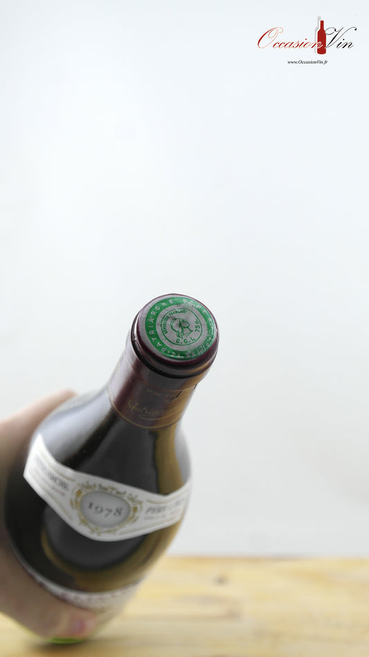 CUvée Elisabeth Patriarche CA Vin 1978