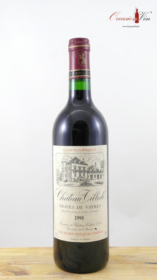 Château Tillède Vin 1998