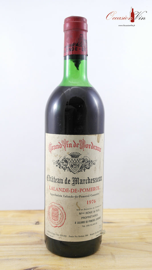 Château de Marchesseau TLB Vin 1976