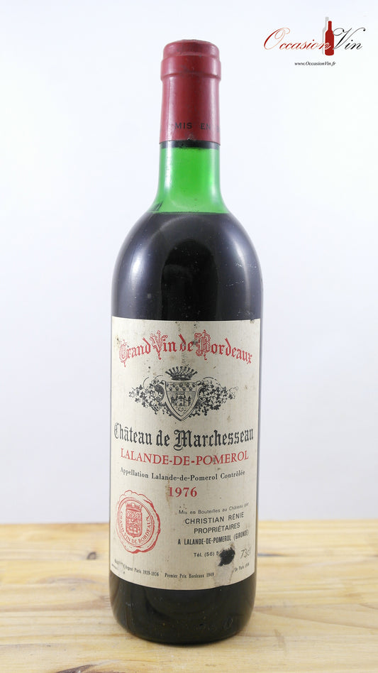 Château de Marchesseau ELS Vin 1976