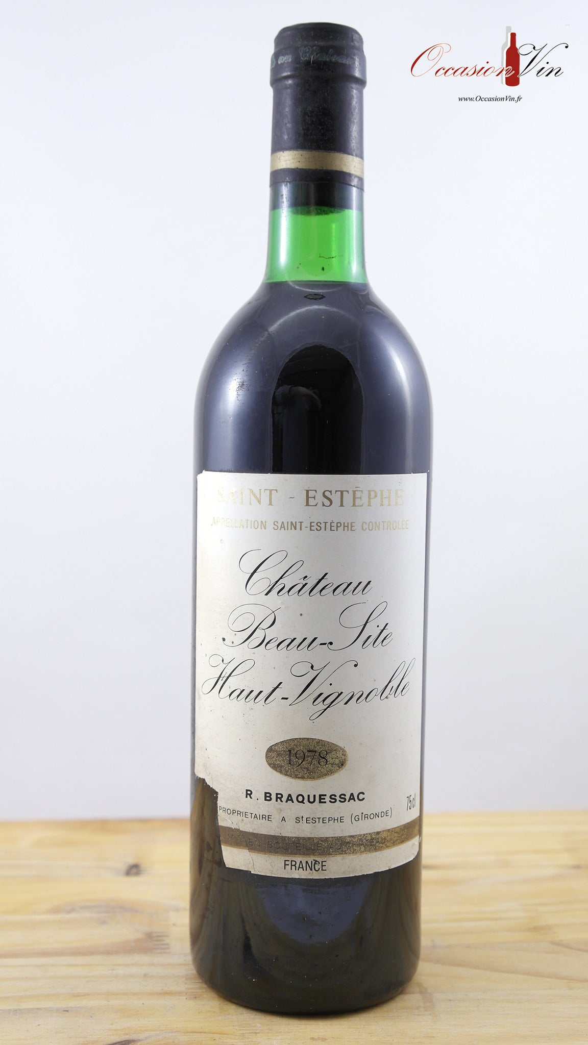 Château Beau-Site Haut-Vignoble ELA Vin 1978