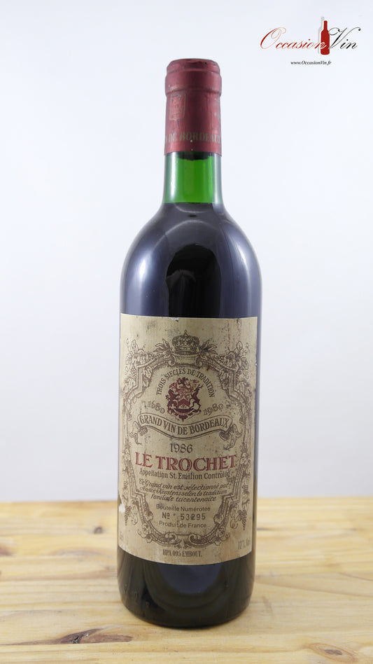 Le Trochet Vin 1986