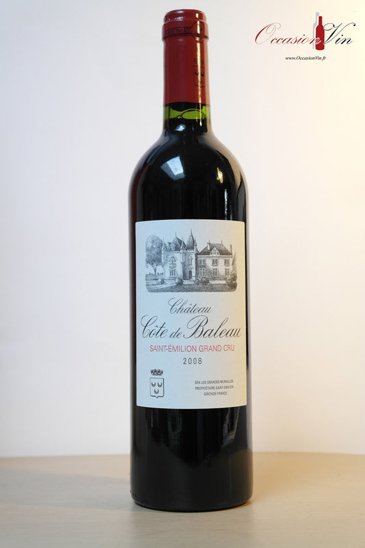 Côte de Baleau Saint-Emilion Grand Cru Vin 2008