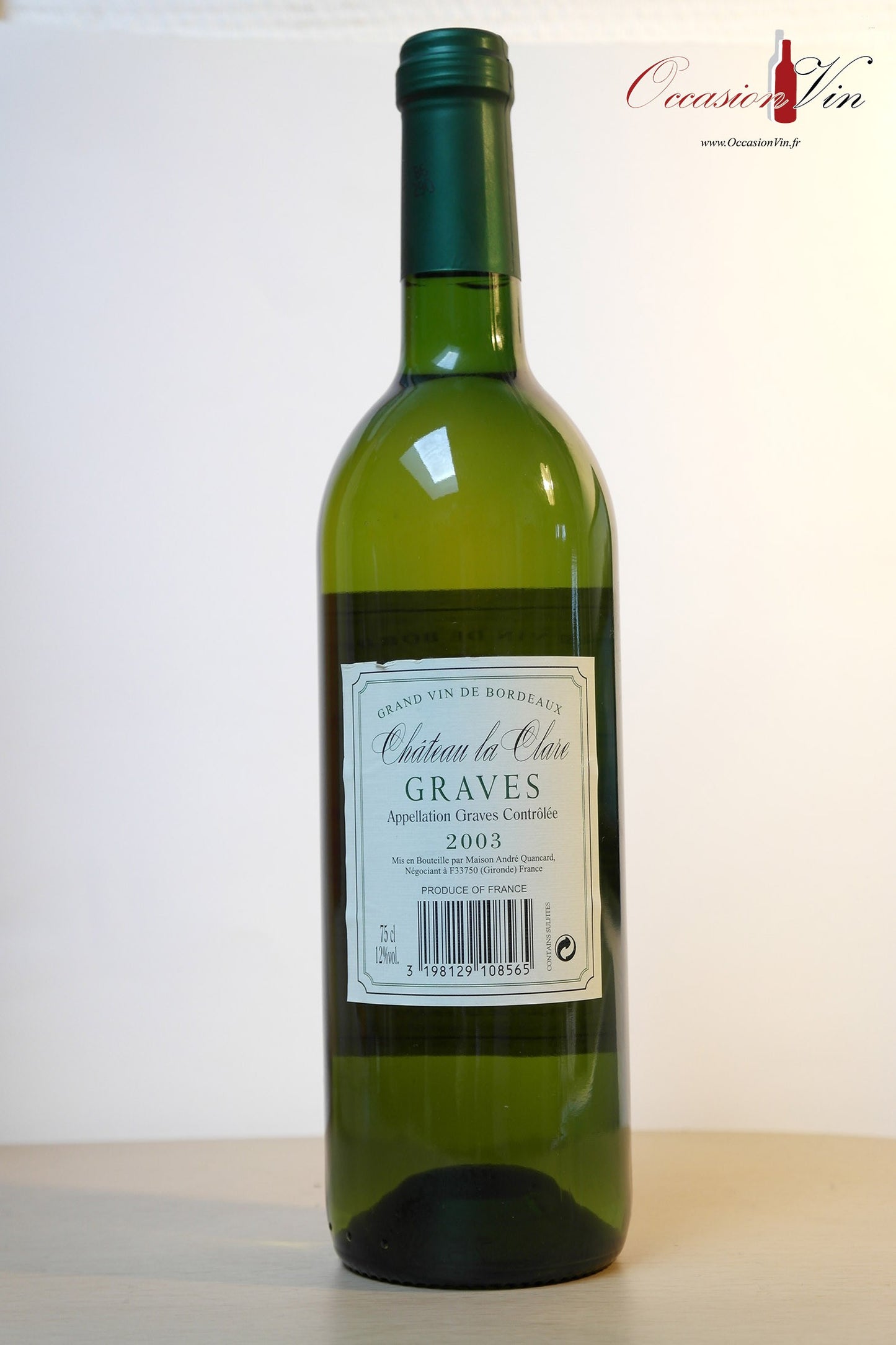 Château la Clare Graves Vin 2003