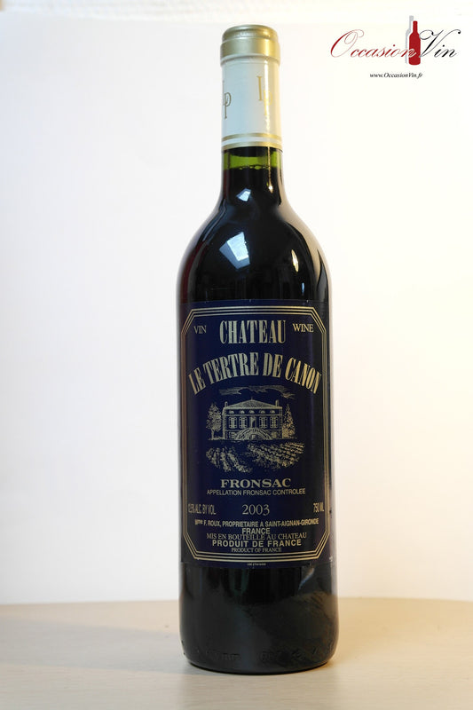 Château le Tertre de Canon Vin 2003