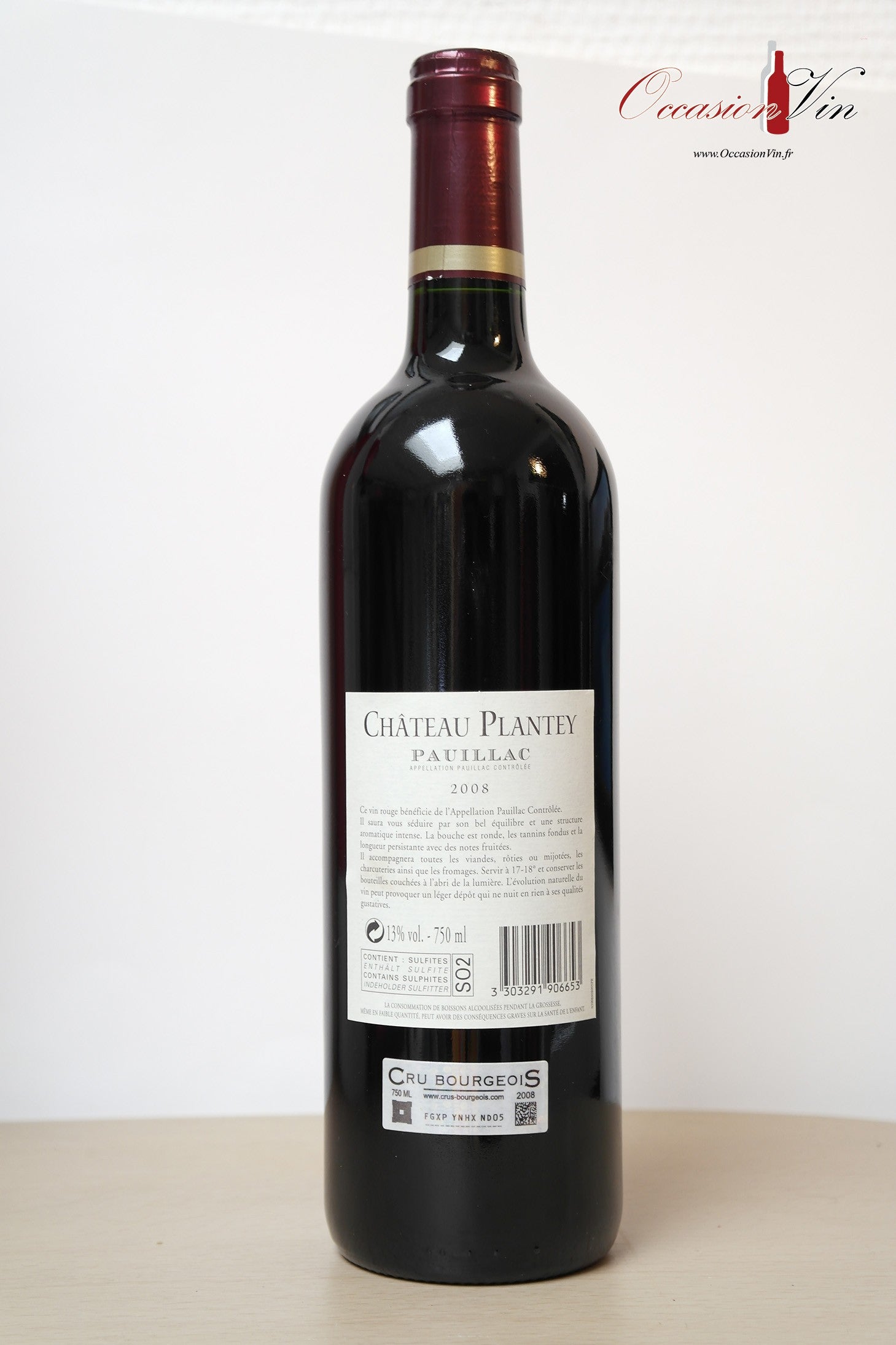 Château Plantey Vin 2008