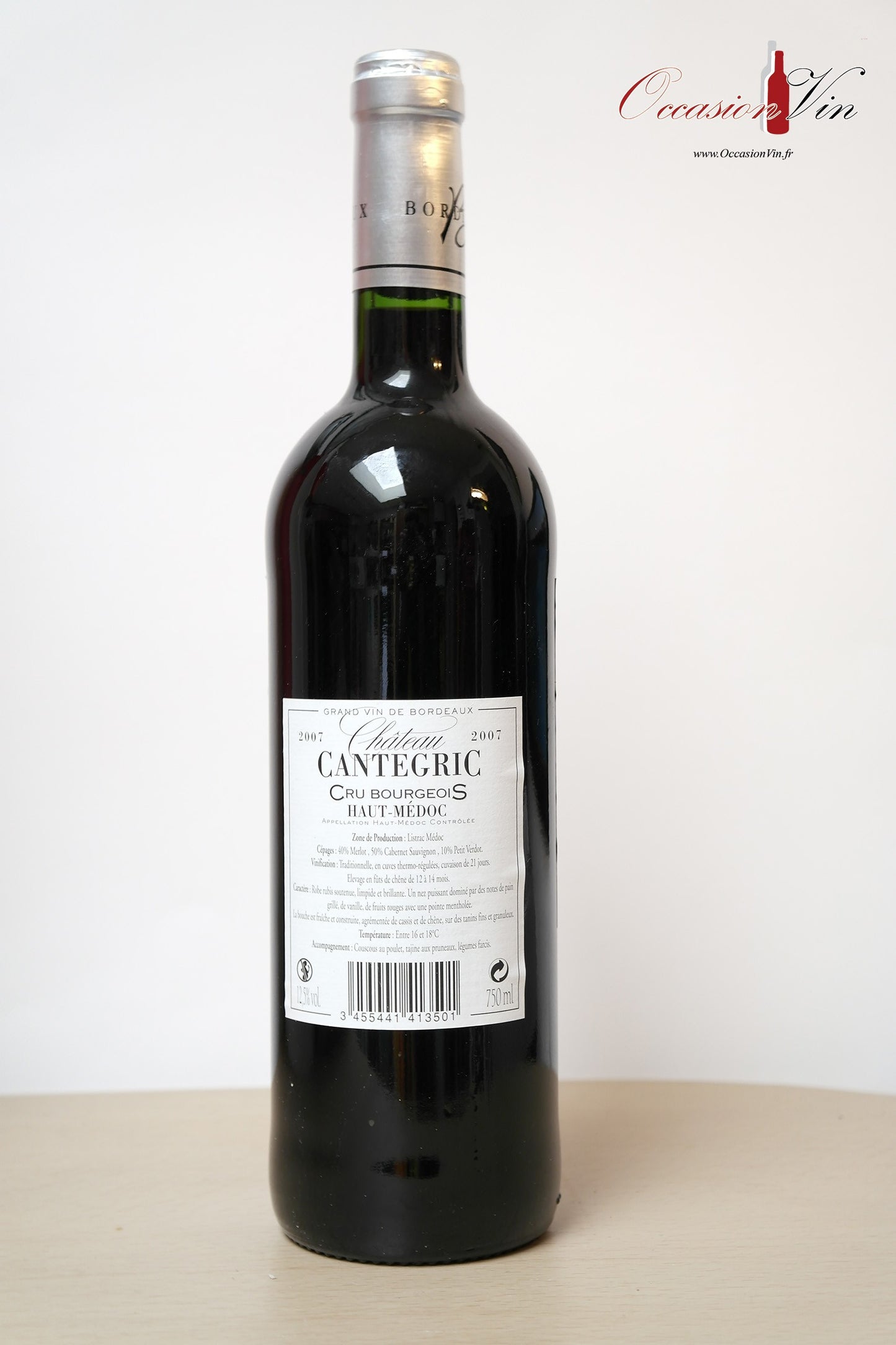 Château Cantegric Vin 2007