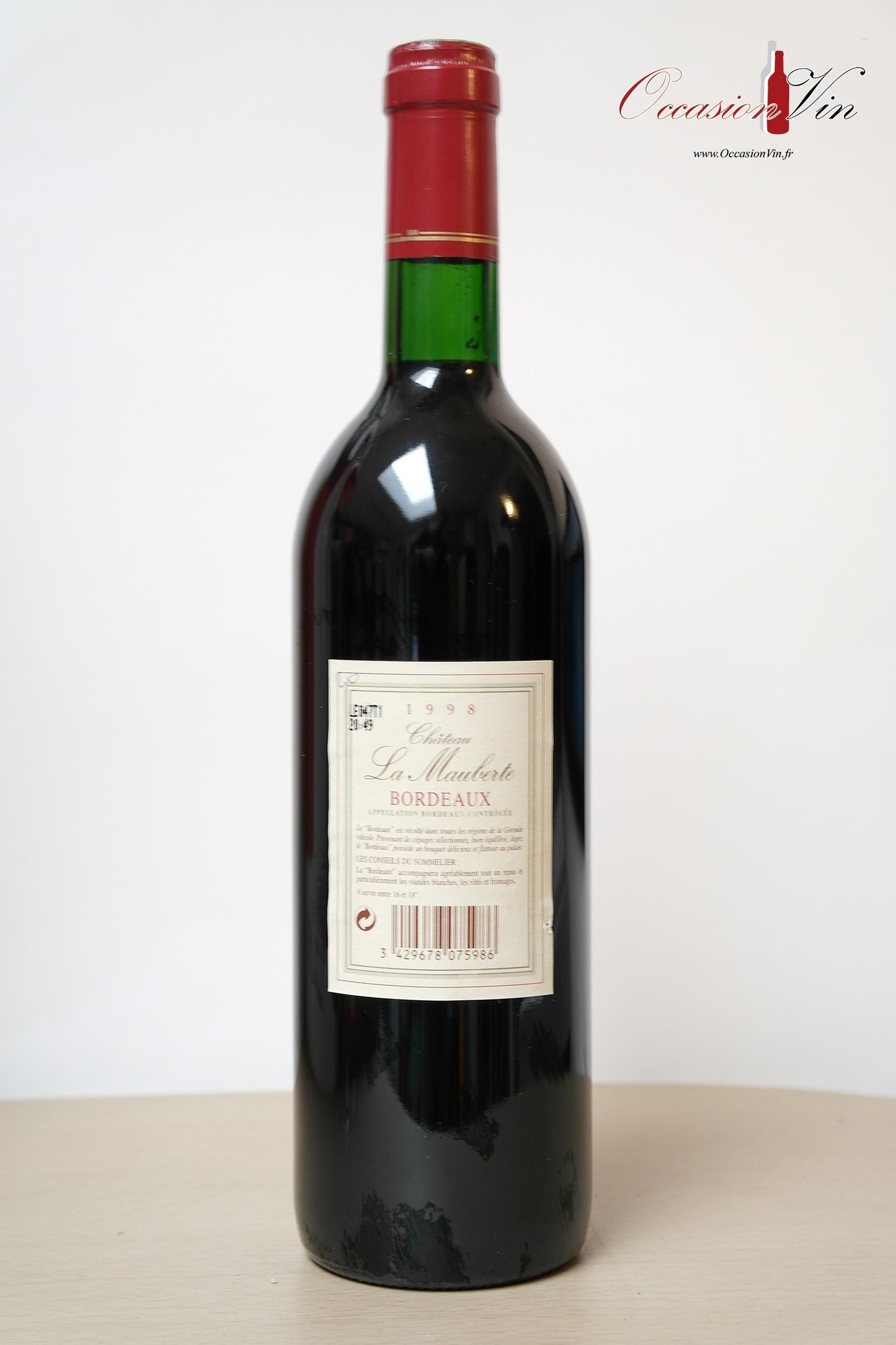 Château La Mauberte Vin 1998