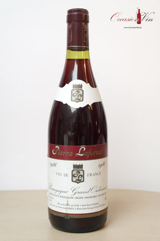 Bourgogne Grand Ordinaire Vin 1986