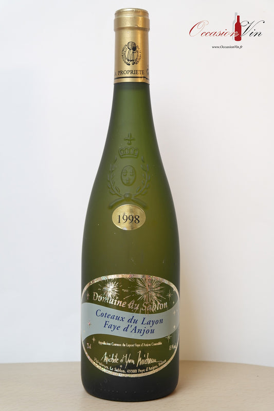 Coteaux du Layon Domaine du Sablon Vin 1998