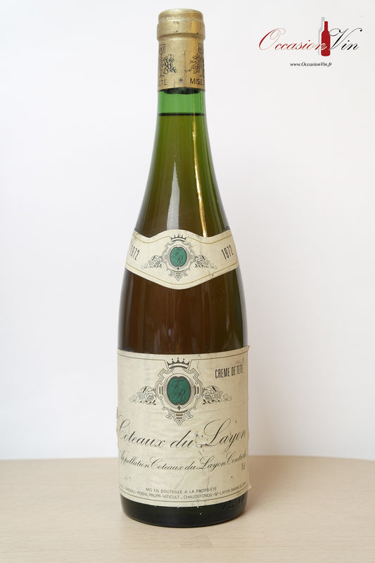 Coteaux Du Layon - Fardeau Robin Vin 1972
