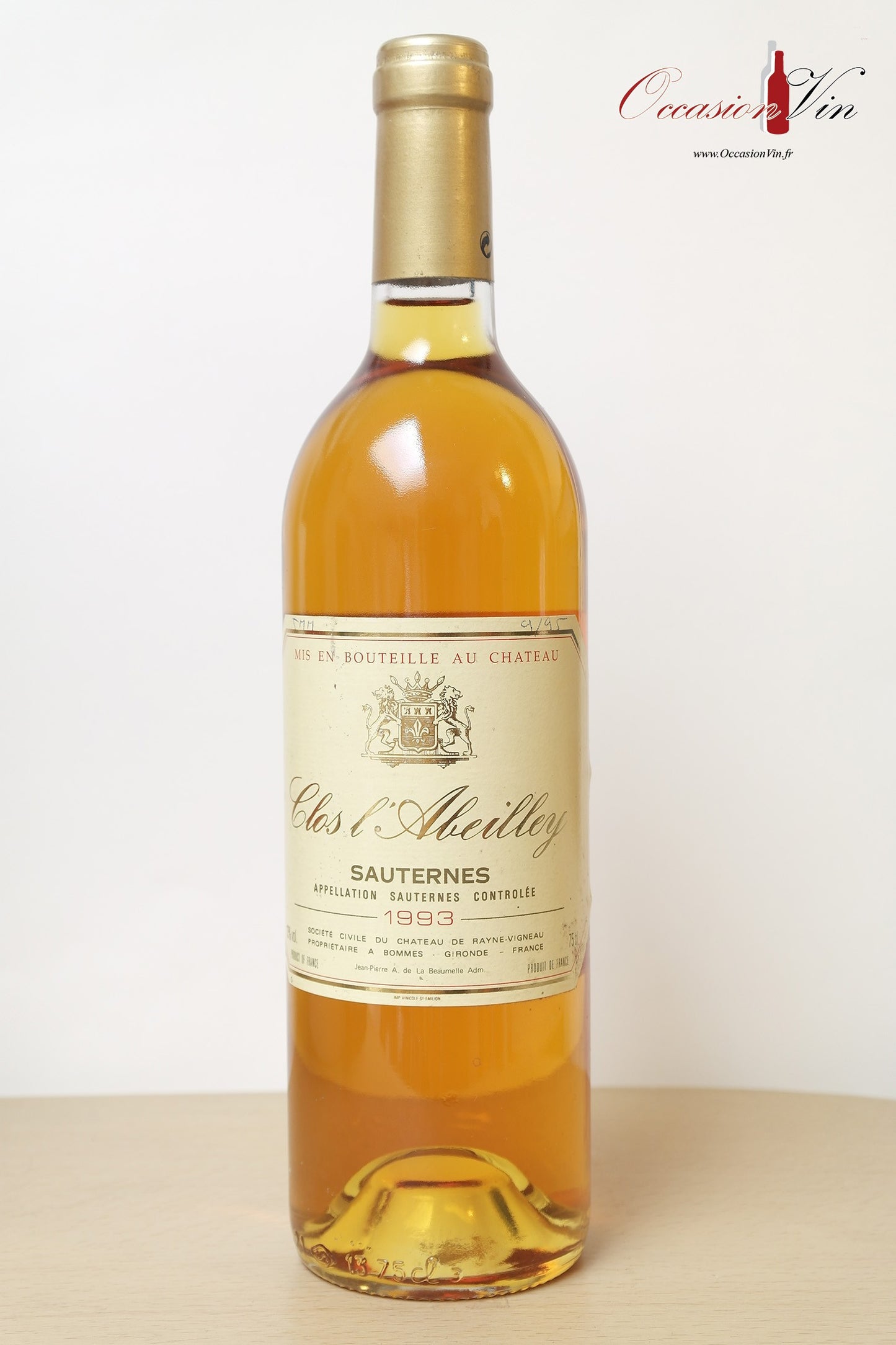 Clos de L'Abeilley Vin 1993
