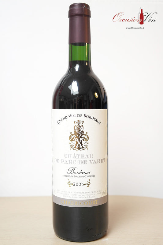 Château du Parc de Varet Vin 2006