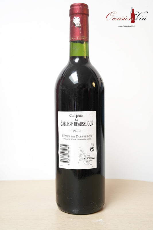 Château Sabliere Beausejour Vin 1999