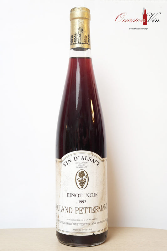 Pinot Noir Roland Pettermann Vin 1992