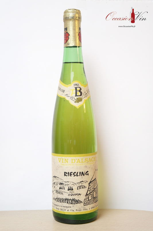 Riesling René Beck Vin 1982