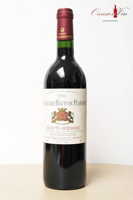 Château Les Hauts de Plaisance Vin 2004