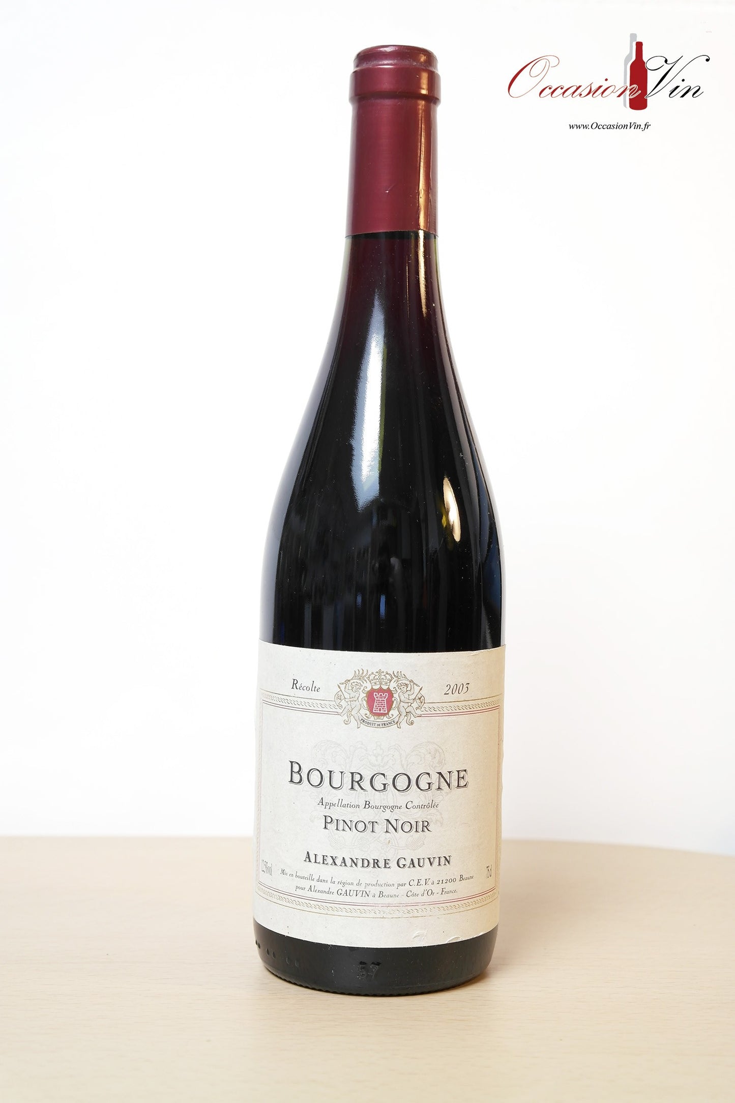 Bourgogne Alexandre Gauvin Vin 2003