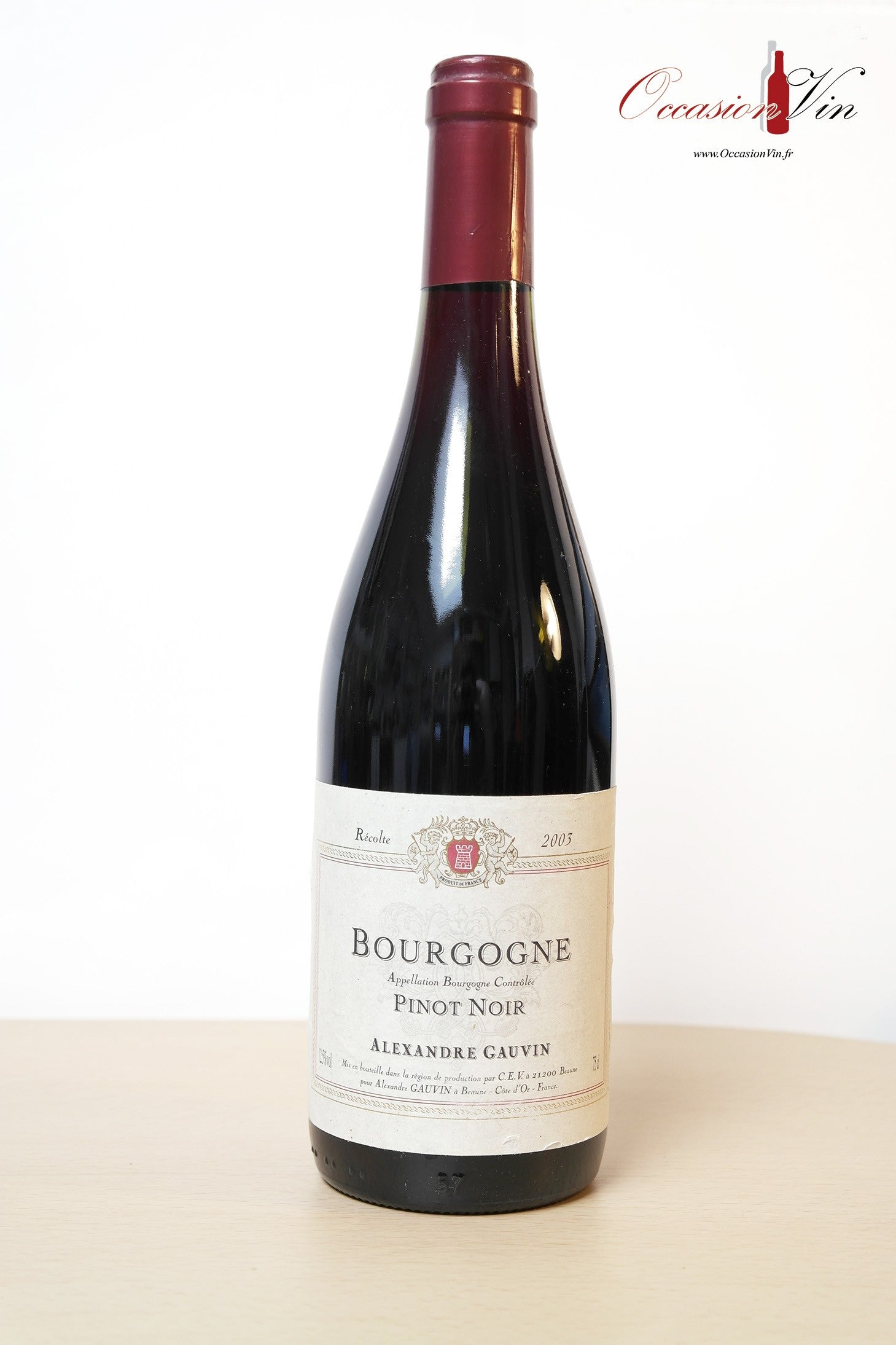 Bourgogne Alexandre Gauvin Vin 2003