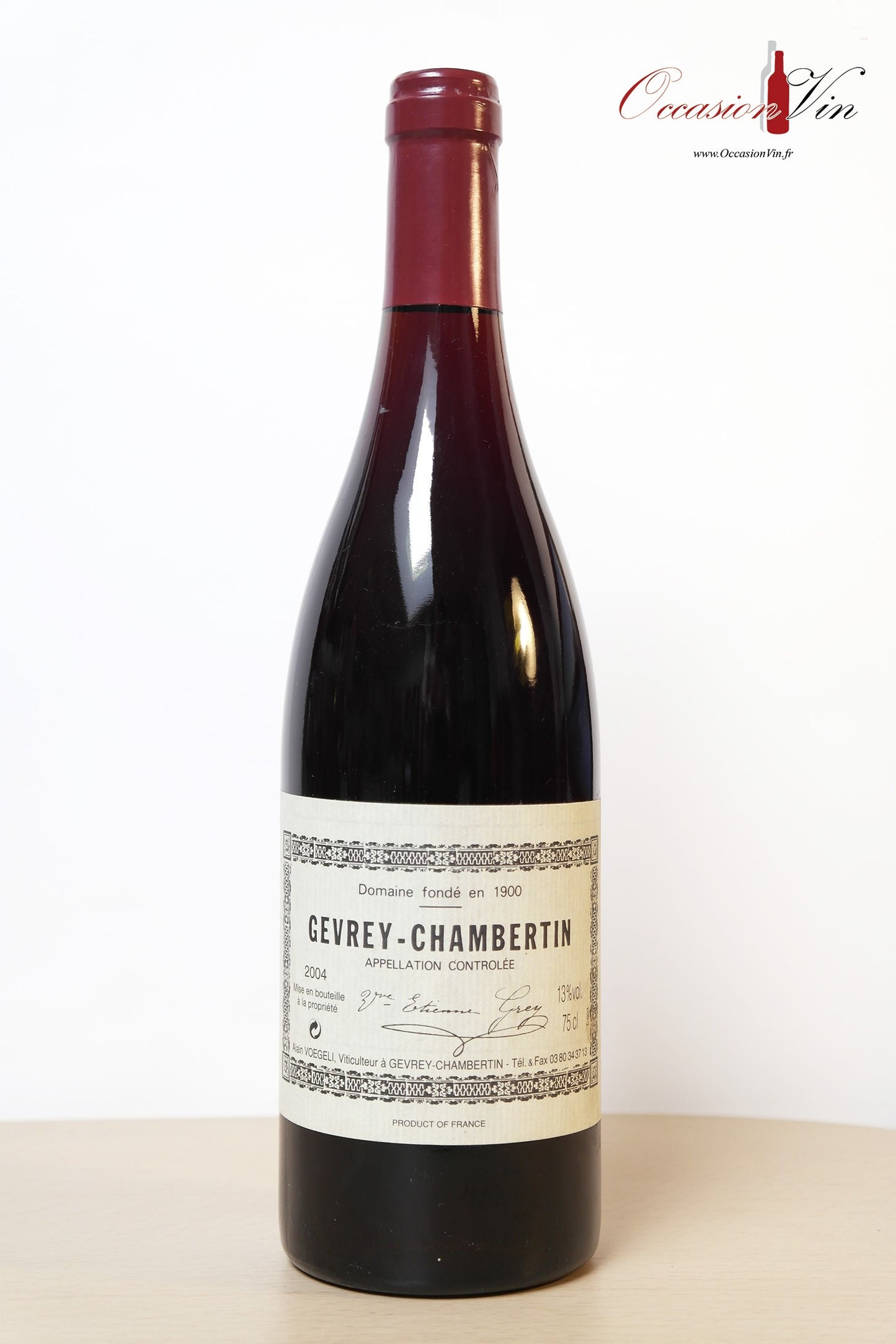 Gevrey-Chambertin Voegeli Grey Vin 2004