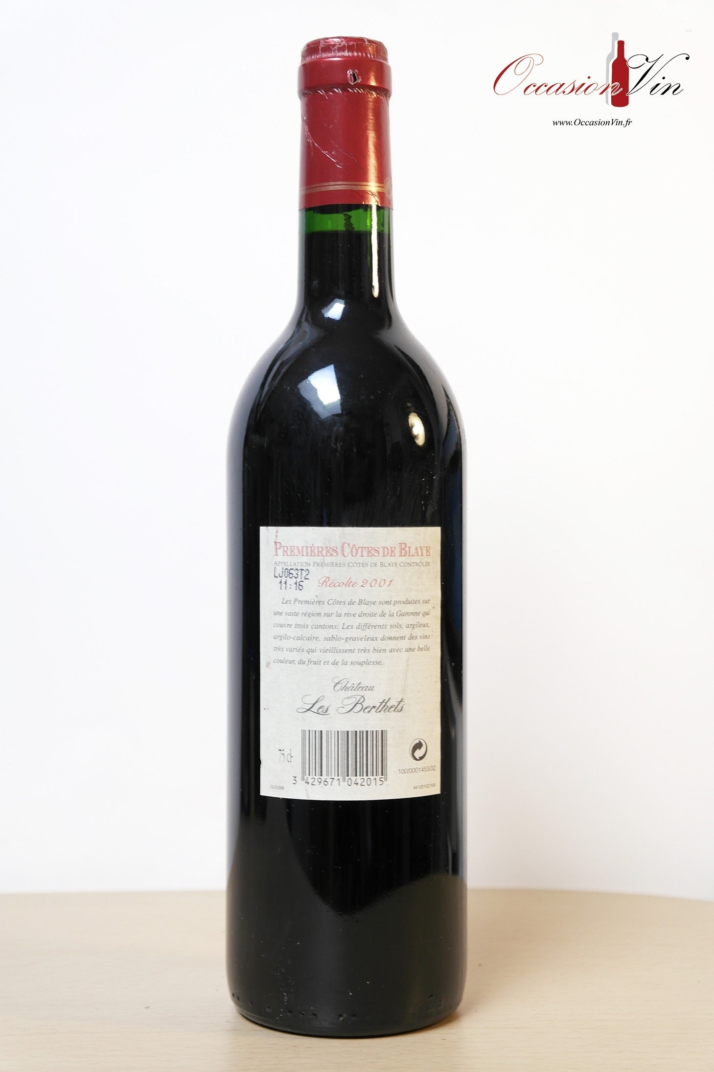 Château Les Berthets Vin 2001