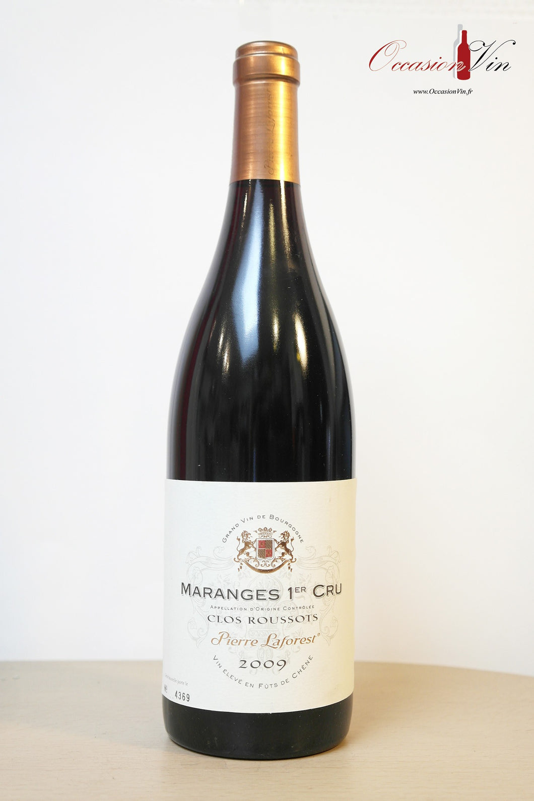 Clos Roussots Maranges 1er Cru Vin 2009