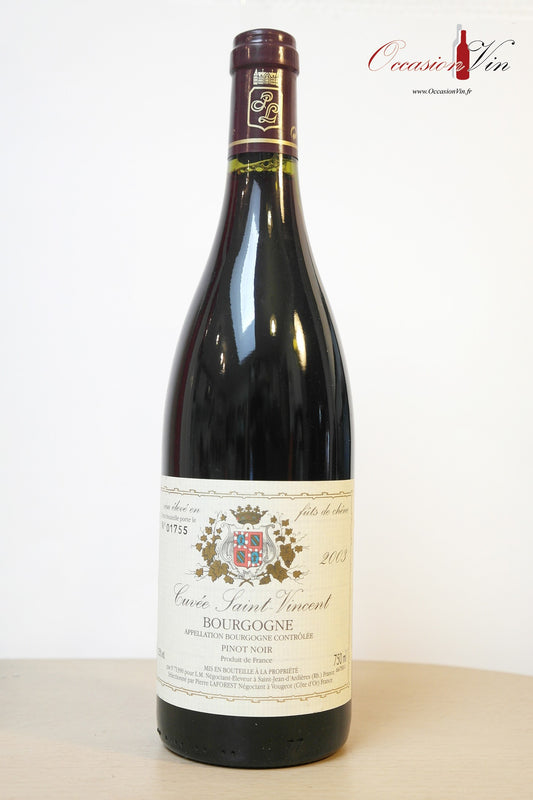 Cuvée Saint-Vincent Vin 2003