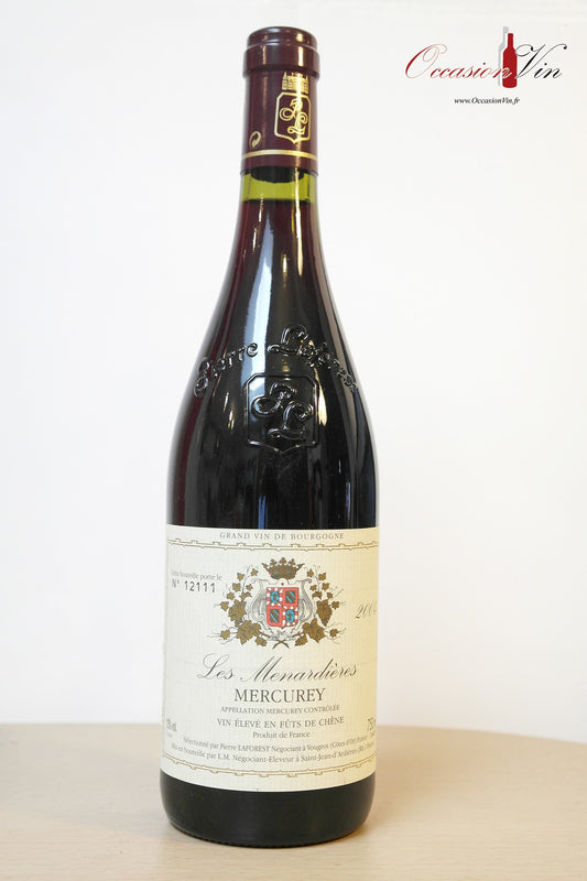 Les Ménardières Mercurey Vin 2004