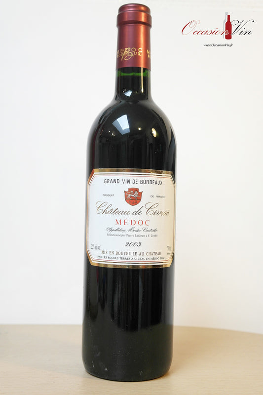 Château de Civrac Vin 2003