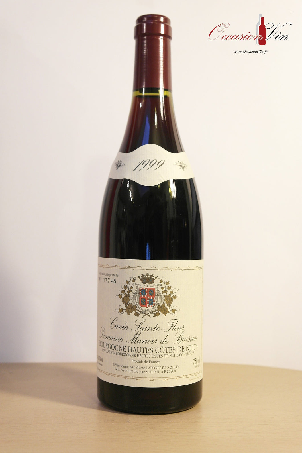 Cuvée Sainte-Fleur Manoir de Buisson Vin 1999