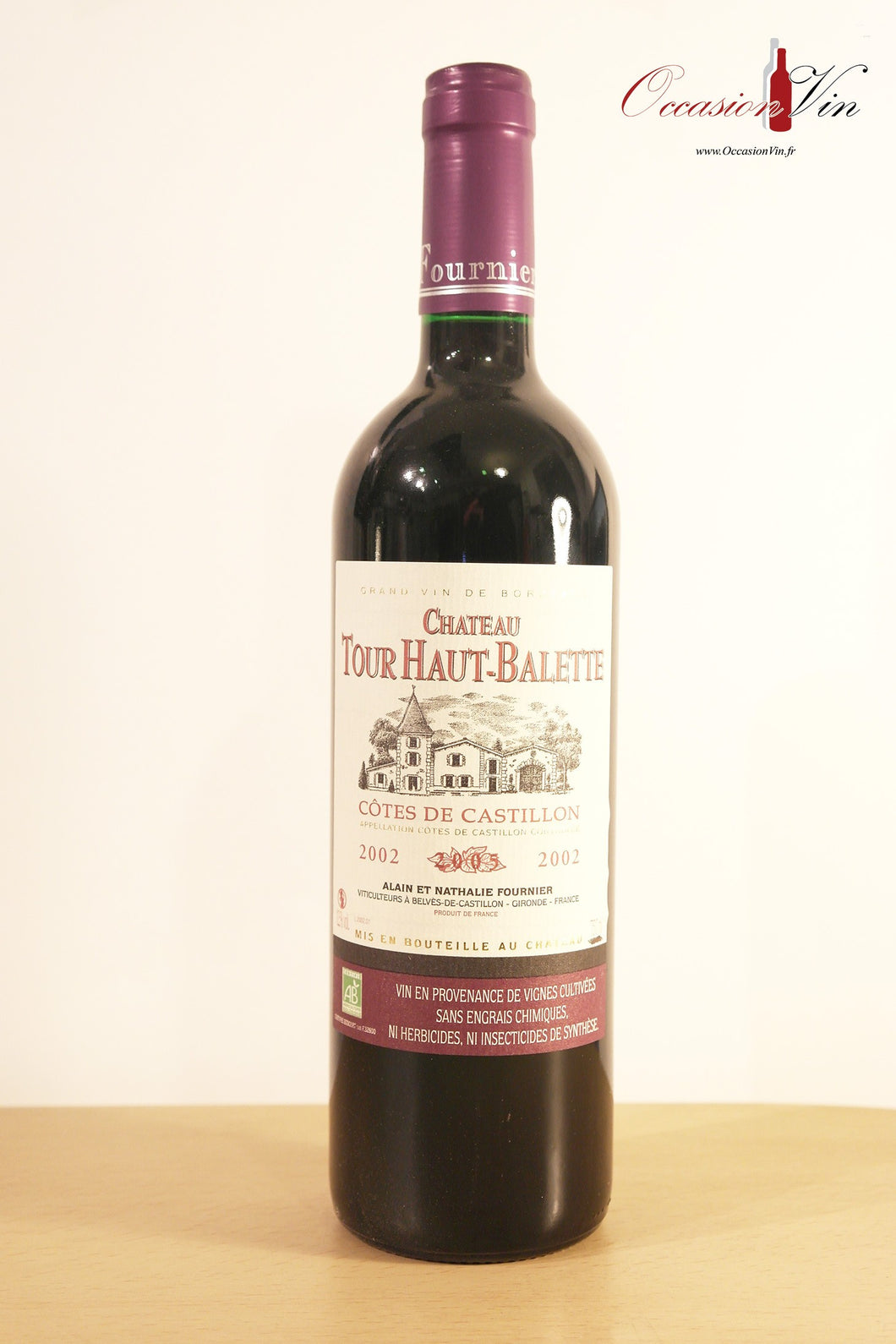 Château Tour Haut-Balette Vin 2002
