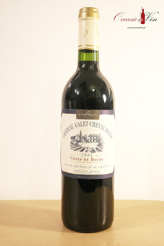 Château Galet Cheval Blanc Vin 2003