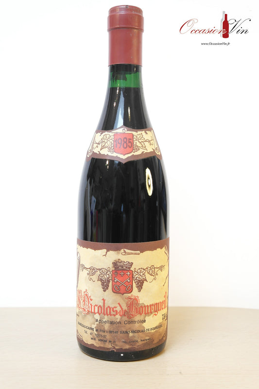 St Nicolas de Bourgueil Mabileau Carre Vin 1985