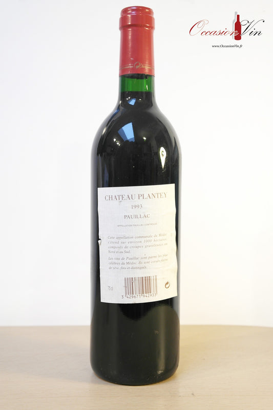 Château Plantey Vin 1993