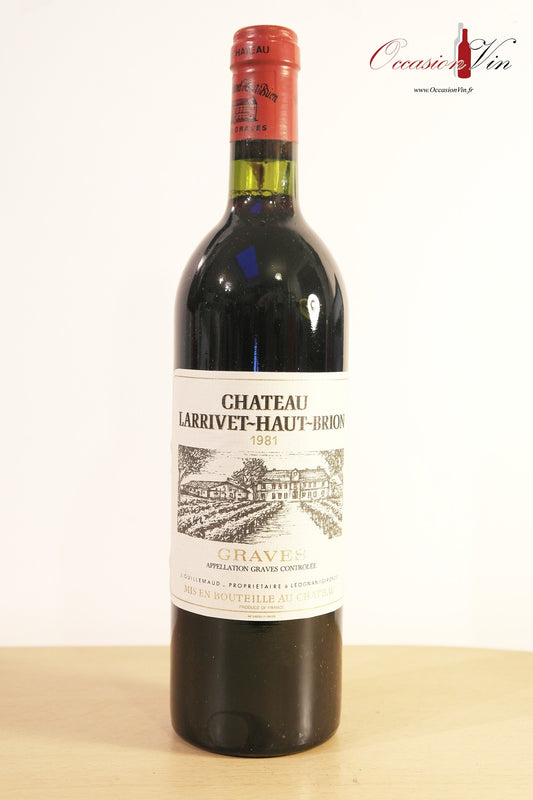 Château Larrivet-Haut-Brion Vin 1981