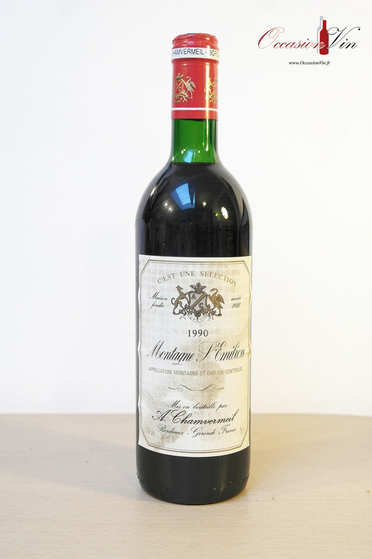 Montagne Saint Emilion Chamvermeil Vin 1990