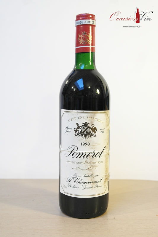Pomerol Chamvermeil Vin 1990