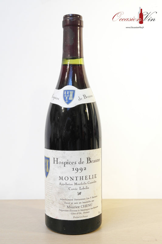 Hospices de Beaune Maurice Chenu Vin 1992