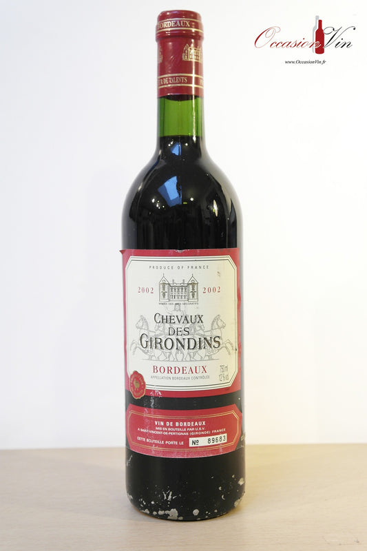 Chevaux des Girondins Vin 2002