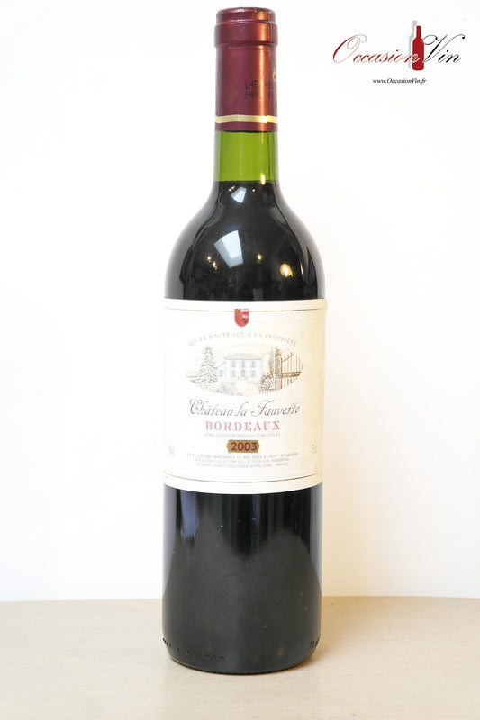 Château la Fauvette Vin 2003