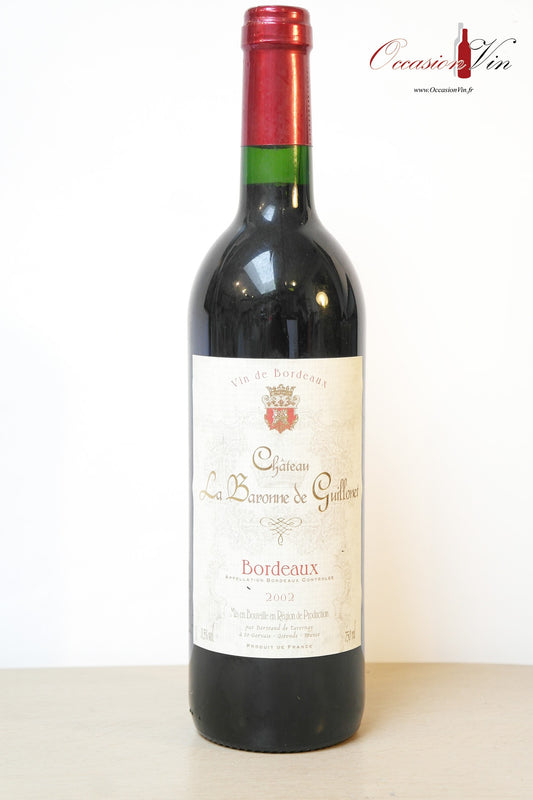 Château La Baronne de Guillonet Vin 2002