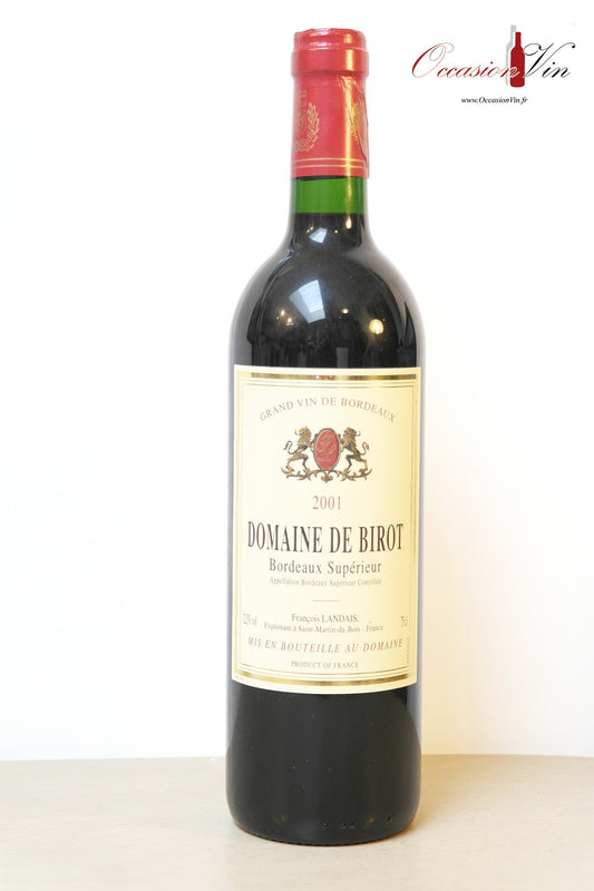 Domaine de Birot Vin 2001