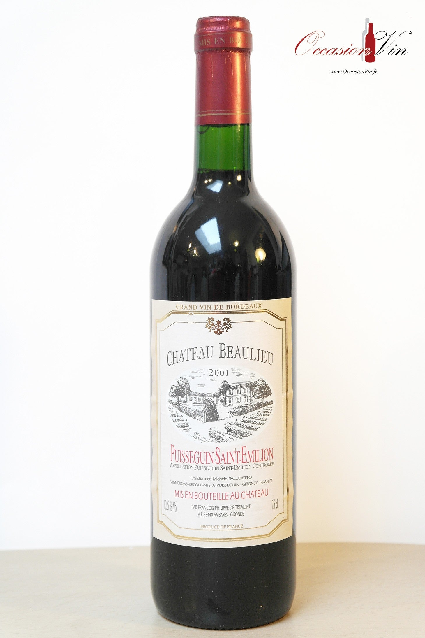 Château Beaulieu Vin 2001