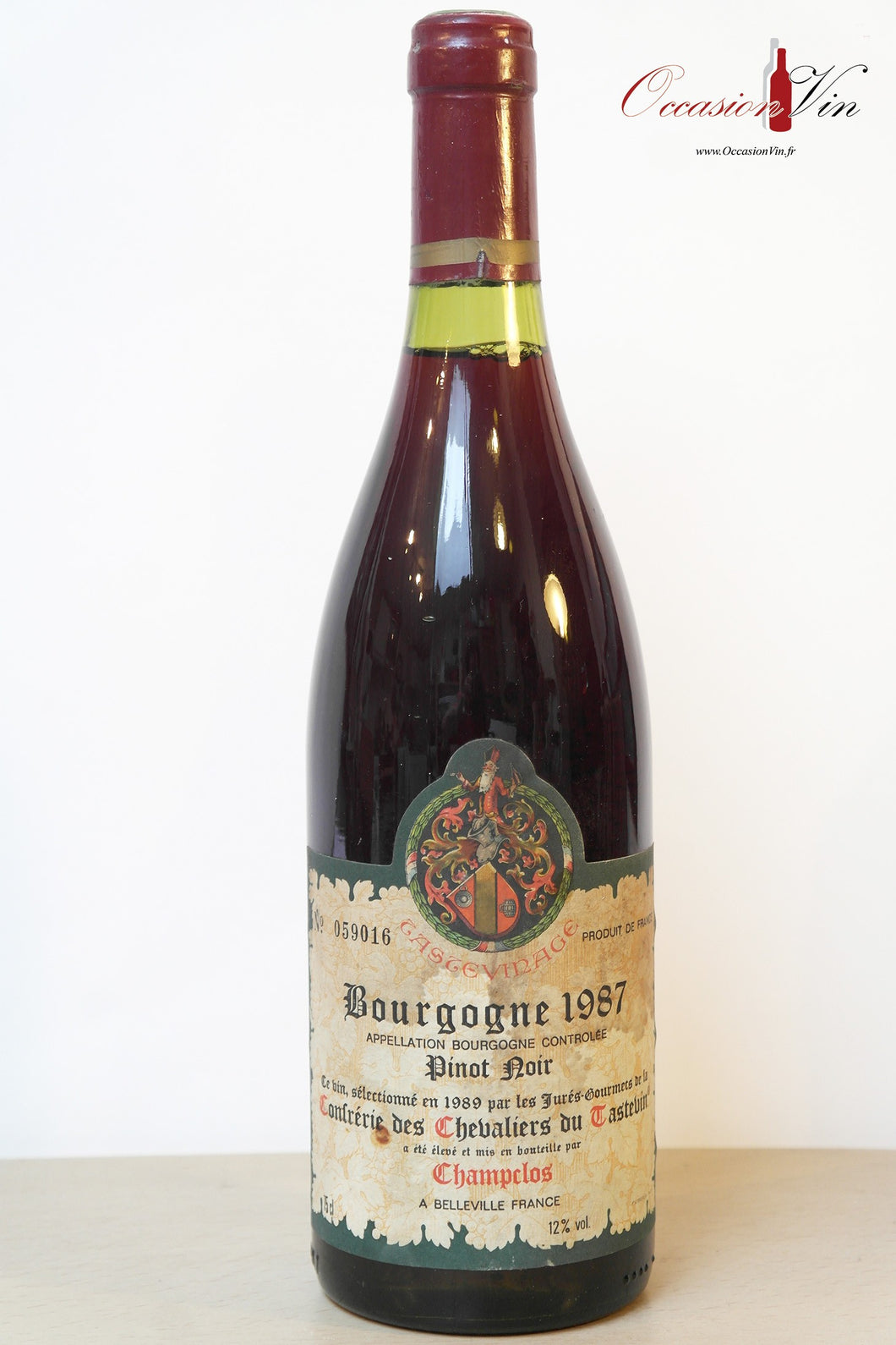 Bourgogne Champclos Vin 1987