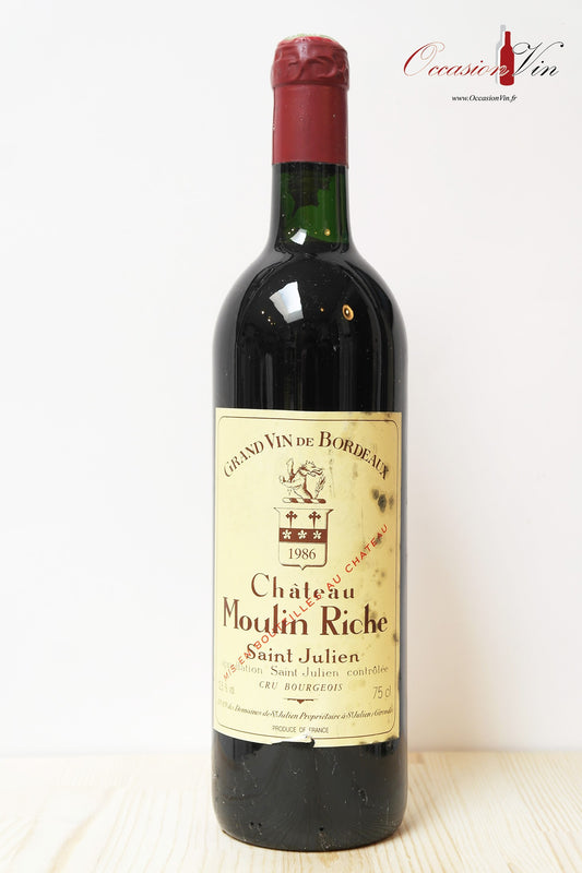 Château Moulin Riche EA Vin 1986