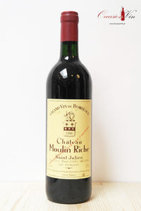 Château Moulin Riche Vin 1986