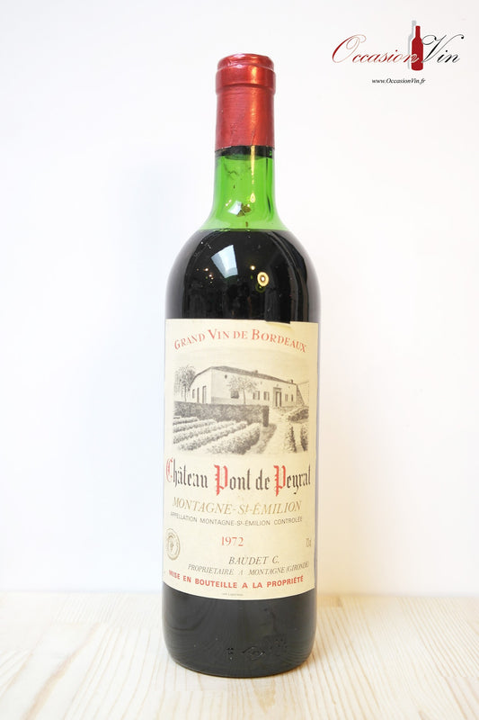 Château Pont de Peyrat Vin 1972